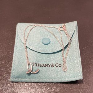 Tiffany & Co - Elsa Peretti "e" initial necklace